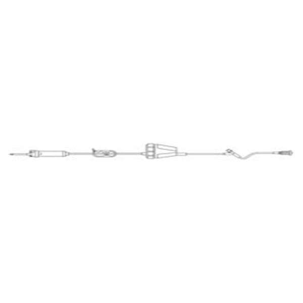 IV Extension Set Amsafe Ndls 27 2Y-Inj St Female/Rotating Male Luer Lock 50/Ca
